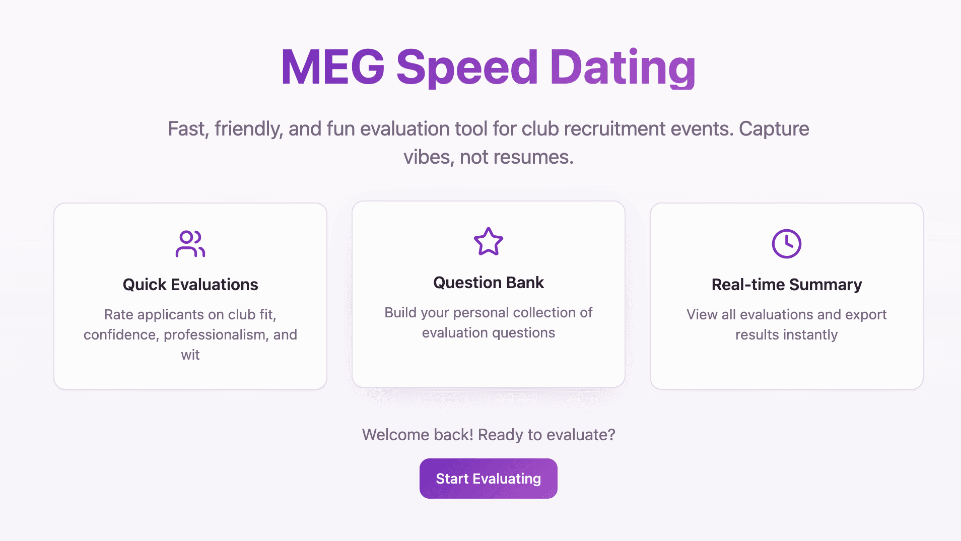 Student Organization Candidate Review preview